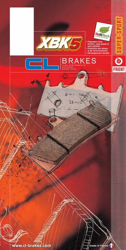 Ktm Super Duke 990 [CL BRAKES] - Street sintered metal brake pads - 1033XBK5