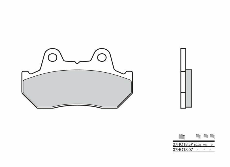 Honda NS 400 R [Brembo] - plaquettes de frein