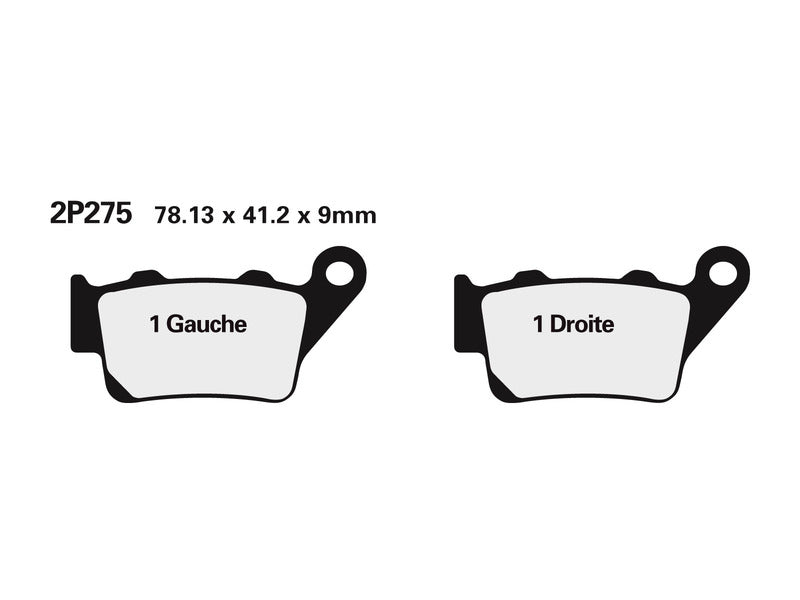 KTM 990 Superduke [Nissin] - semi -metallic brake pads