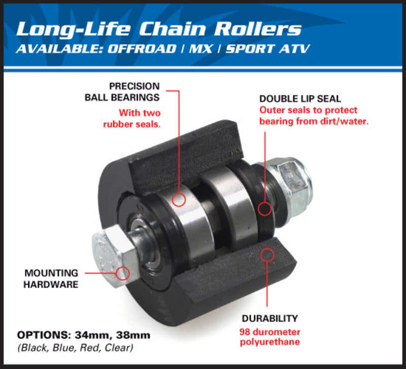 Husqvarna te 610 [all balls] - chain rolls