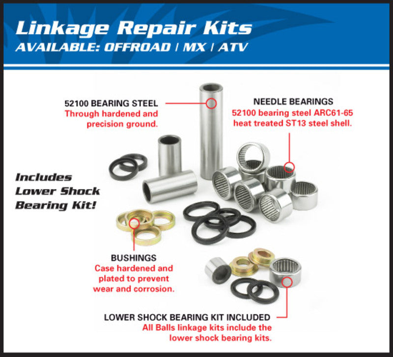 Gas Gas Fsr 450 [ALL BALLS] - Suspension Linkage Repair Kit Gas Gas