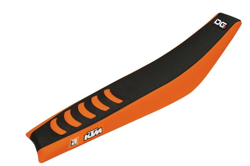 Ktm Exc 200 [BLACKBIRD] - Housse de selle Blackbird Double Grip 3 noir/orange KTM