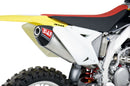 SUZUKI RM Z 450 [2008-2017] - Ersatz-Schalldämpfer Yoshimura USA RS4 Edelstahl/Alu Carbon-Endkappe Suzuki RM-Z450