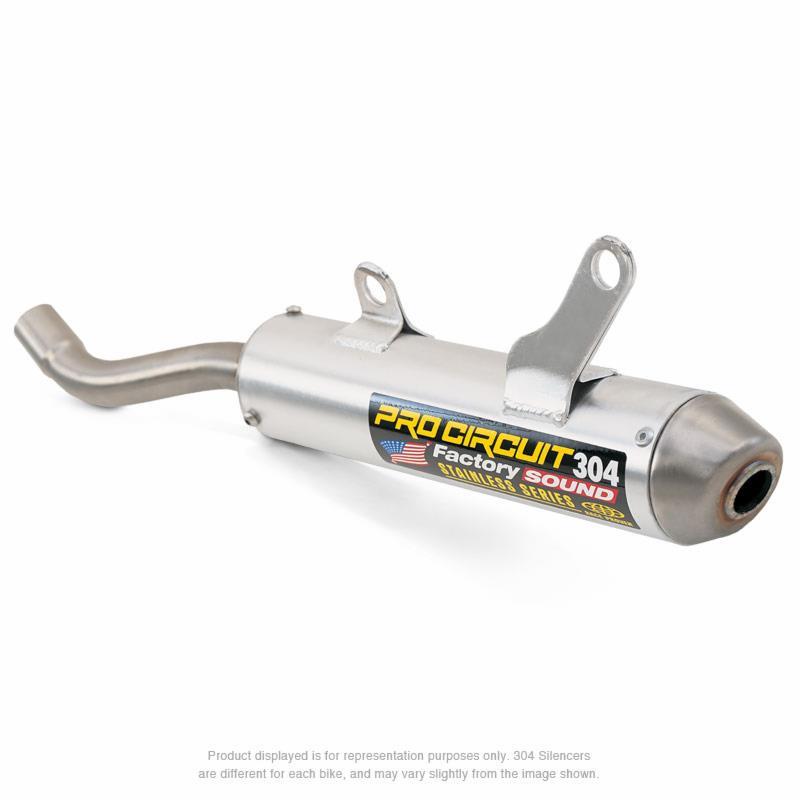 Honda CR 125 R (JE 01) [1987-1988] - 304 Schalldämpfer Aluminium gebürstet/Endkappe Edelstahl Honda CR125R