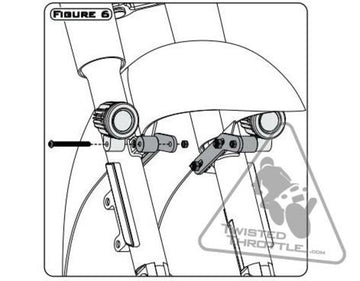 Honda Vt 750 C2 [DENALI] - Support d'éclairage Honda Cruisers