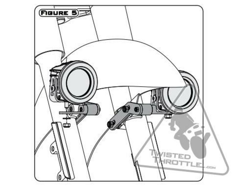 Honda Vt 750 C2 [DENALI] - Lighting bracket Honda Cruisers