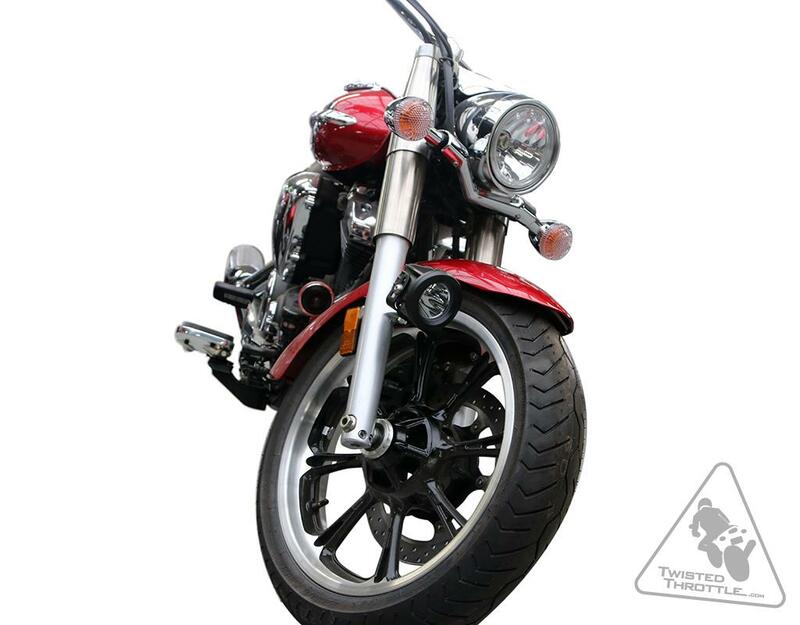 Kawasaki Vn 900 Cla [DENALI] - Support éclairage Kawasaki Vulcan/Yamaha Star Cruisers