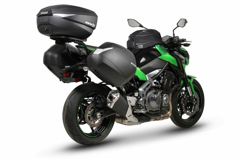 Kawasaki Z Electric [SHAD] - Système de montage 3P (côté) - Kawasaki
