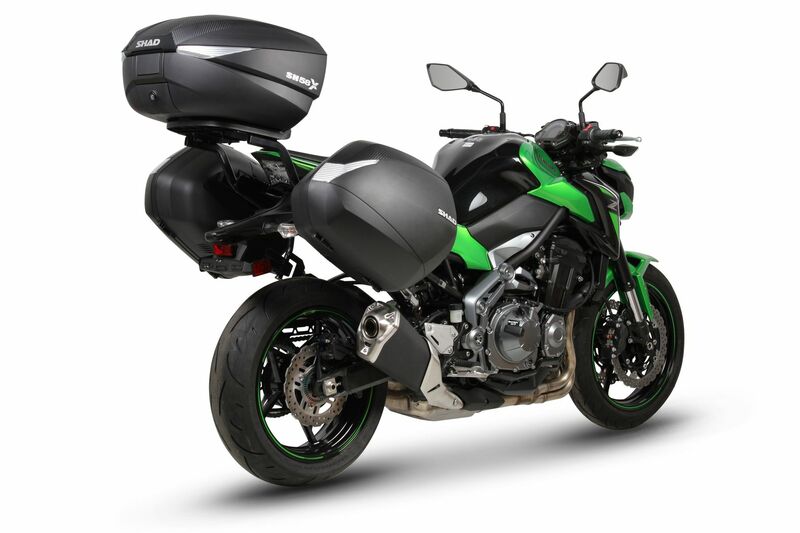 Kawasaki Z Electric [SHAD] - Système de montage 3P (côté) - Kawasaki