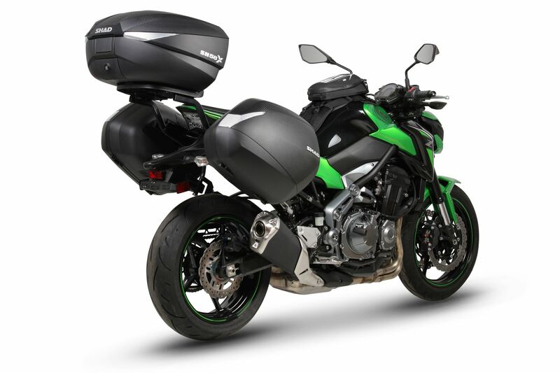 Kawasaki Z Electric [SHAD] - Système de montage 3P (côté) - Kawasaki