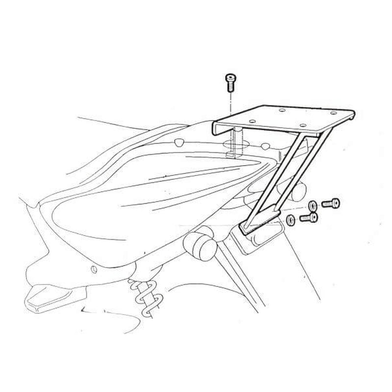 Yamaha Aerox [1997-2008] [SHAD] - Topcase-Träger
