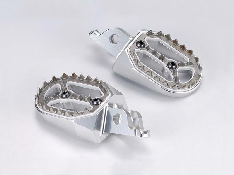 Gas Gas Ec 200 [BIHR] - Repose-pieds BIHR Evolution argent