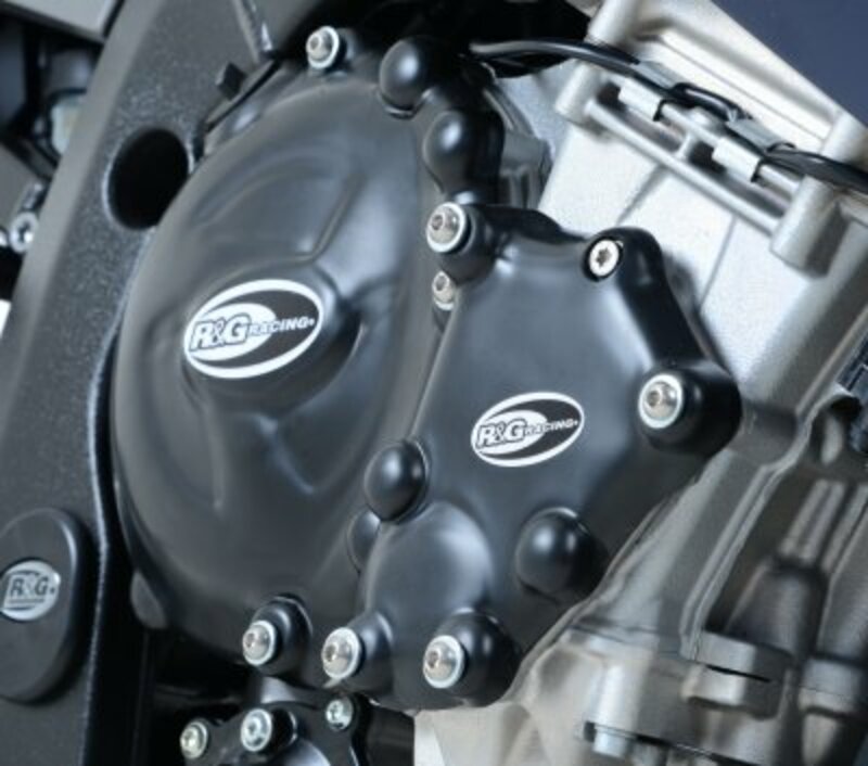 Bmw S 1000 R ABS 0D02 [2014-2016] - Engine case cover protection set black BMW HP4/S1000R/RR