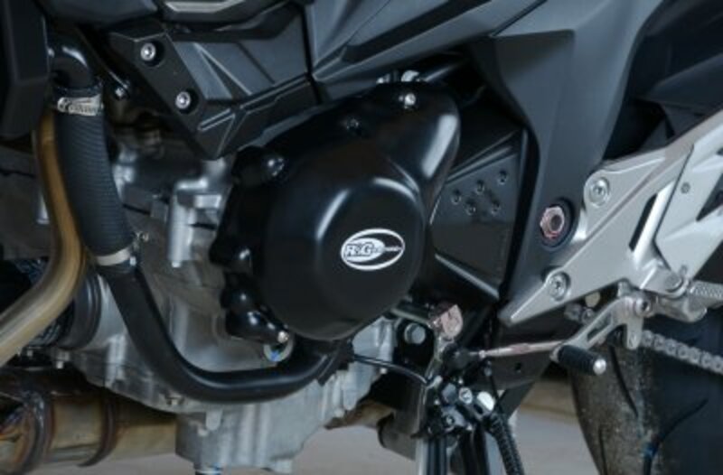 Kawasaki Z 800 E VERSION SPECIAL EDITION Z800E [2016] - Cache de protection de carter gauche noir Kawasaki Z800