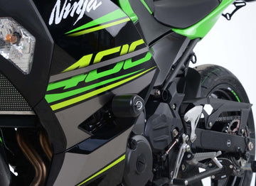 Kawasaki Ninja 400 [2023-2024] - Aero Sturzpad weiß Kawasaki Ninja 400/Z400