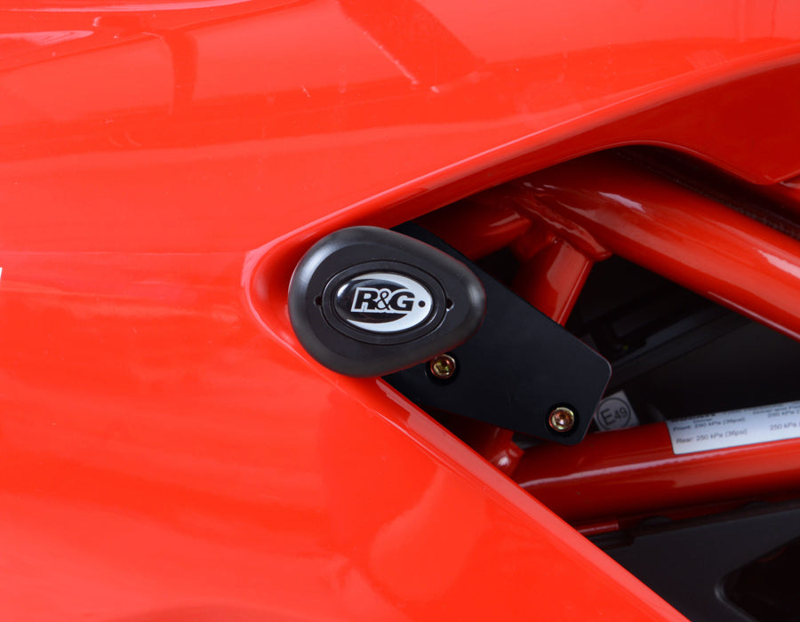 Ducati SuperSport [2017-2024] - Aero Sturzpads schwarz mit Bohrungsblende Ducati Supersport