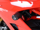 Ducati SuperSport [2017-2024] - Aero Sturzpads schwarz mit Bohrungsblende Ducati Supersport