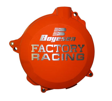 Husqvarna Te 125 [BOYESEN] - Cache d'embrayage Factory Racing orange KTM EXC125/200