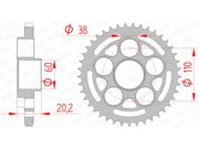 Default Title Ducati Hypermotard 796 [2010–2012] - Sprocket Steel Standard - 525