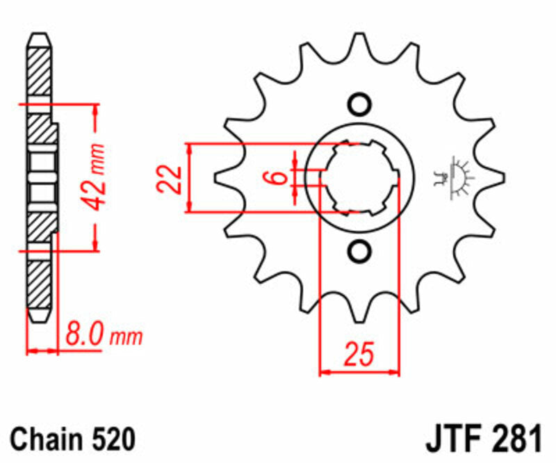 Honda XL 500 R [JT Sprocket] - Motorcycle Mother