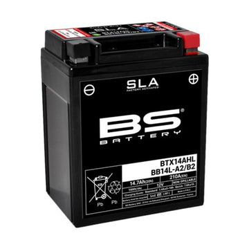 Suzuki Gsx-R [BS BATTERY] - Batterie sans entretien SLA activée en usine - BTX14AHL / BB14L-A2/B2