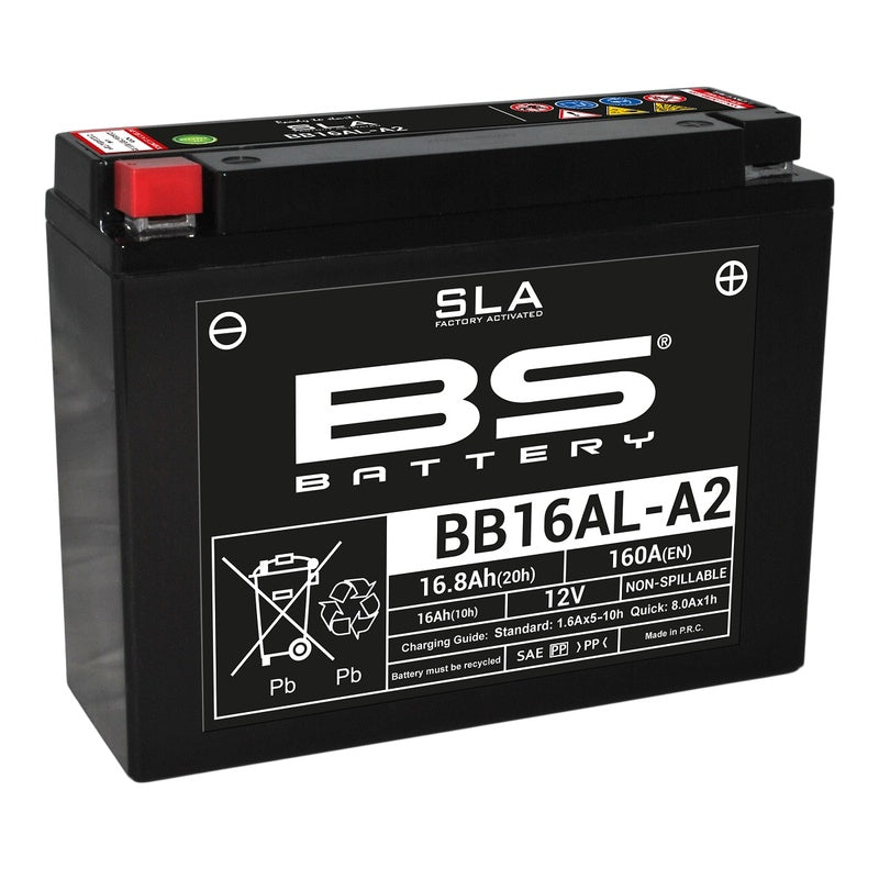 Ducati Monster 900 [BS BATTERY] - SLA Maintenance Free Battery Factory Activated - BB16AL-A2