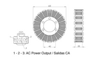 Honda VFR 800 V-TEC (RC 46) [2004-2009] - Lichtmaschinen-Stator Honda VFR800