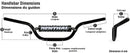 Honda XL 1000 [RENTHAL] - Guidon MX/Enduro 7/8" 971 RC