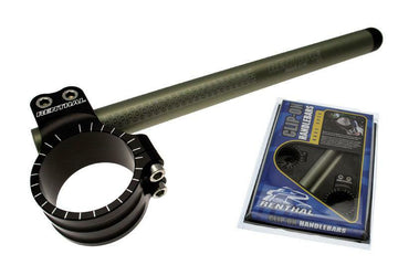 Ducati 749 [RENTHAL] - Guidon à clipser original Ø53mm hauteur +0mm déport +40mm/7° noir