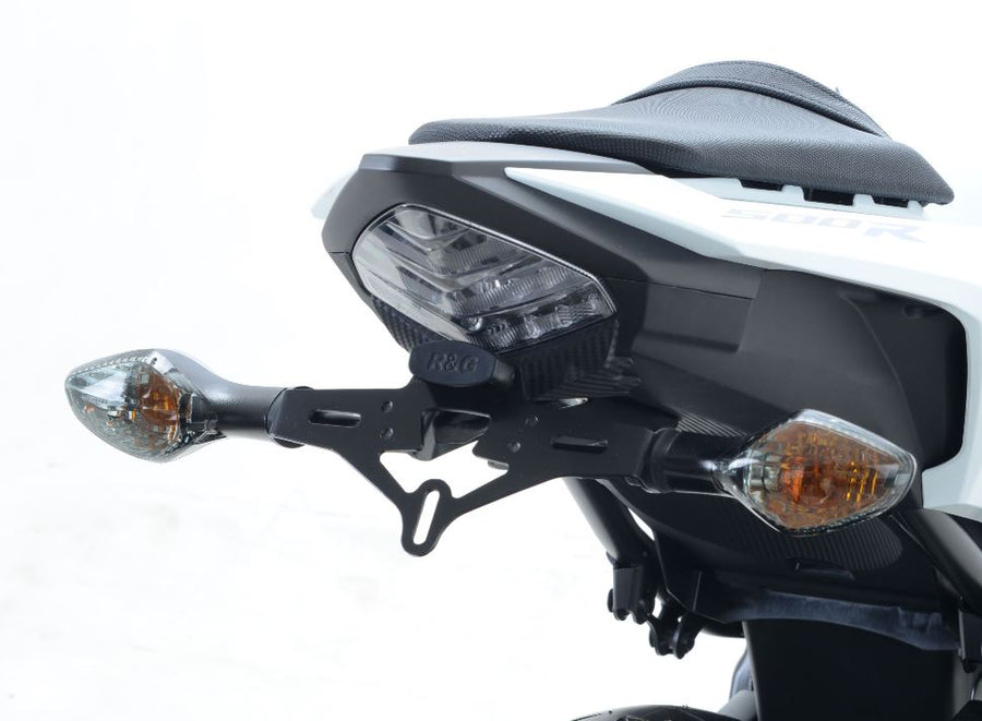 Honda CBR 500 R ABS PC57 [2017-2019] - Support de plaque d'immatriculation avec éclairage de plaque d'immatriculation