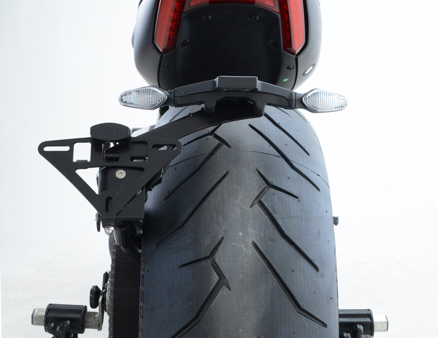 Ducati XDiavel [2016-2020] - Support de plaque d'immatriculation avec éclairage de plaque d'immatriculation