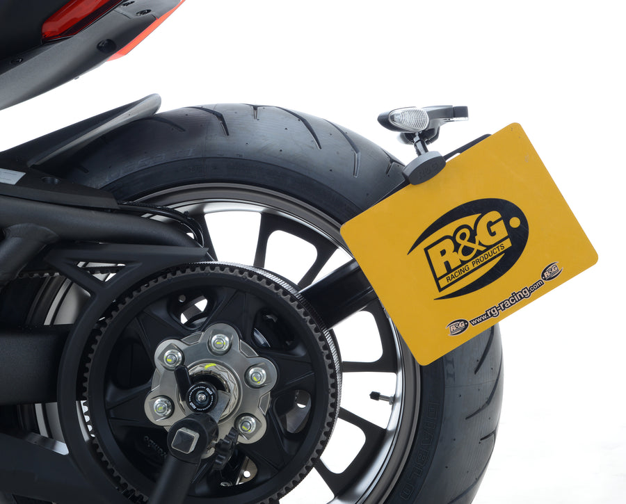 Ducati XDiavel [2016-2020] - Support de plaque d'immatriculation avec éclairage de plaque d'immatriculation
