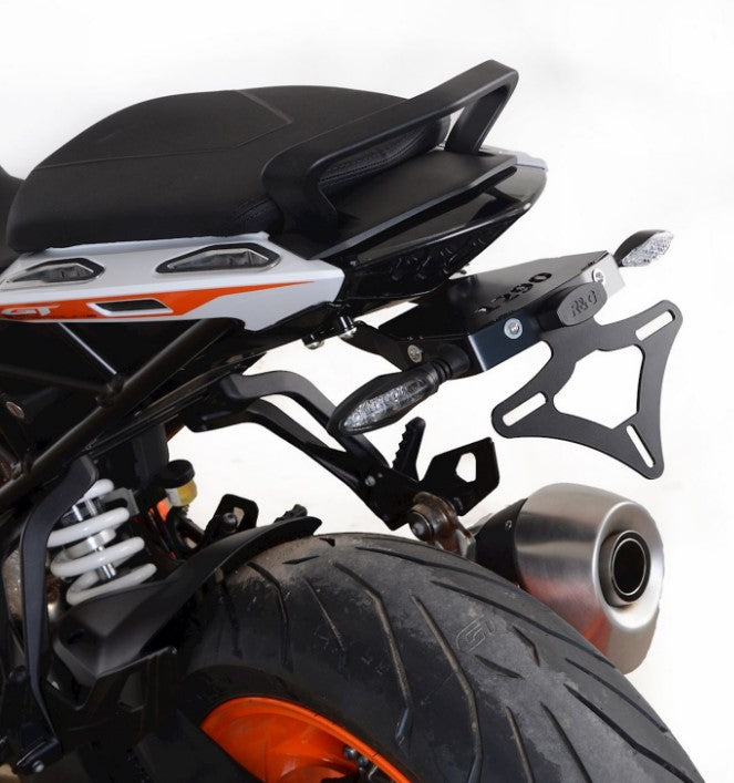 Ktm 1290 SUPER DUKE GT ABS [2016-2024] - Support de plaque d'immatriculation incl. éclairage de plaque d'immatriculation