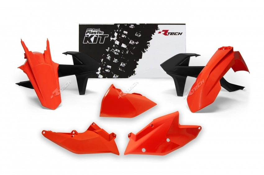 KTM 125 EXC [2017] - Plastik-Kit Originalfarbe (2017) orange/schwarz KTM