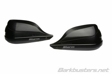 Suzuki Gsx800S [BARKBUSTERS] - Ensemble de protège-mains Storm à fixation par pince à point unique - Extrémité du guidon noir