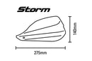 Ktm Duke 390 [BARKBUSTERS] - Storm Hanguads Set Single Point Clamp Mount-Handlebar End Black