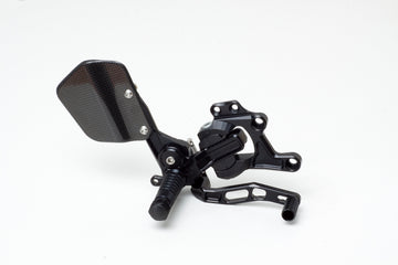 Kawasaki Z 750 Z750L [2007-2012] - VCR38GT Adjustable Rearset Black Kawasaki Z750/1000