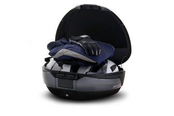 Honda Nr 750 [SHAD] - Top Case SH48DG - Gris Foncé/Noir - 0