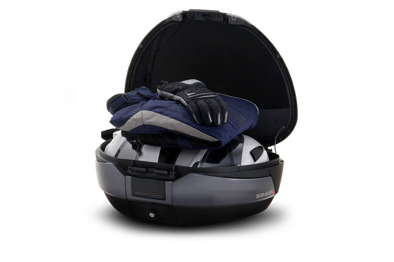 Yamaha X-Max 300 Tech Max + [SHAD] - SH48DG Top Case - Dark Grey/Black
