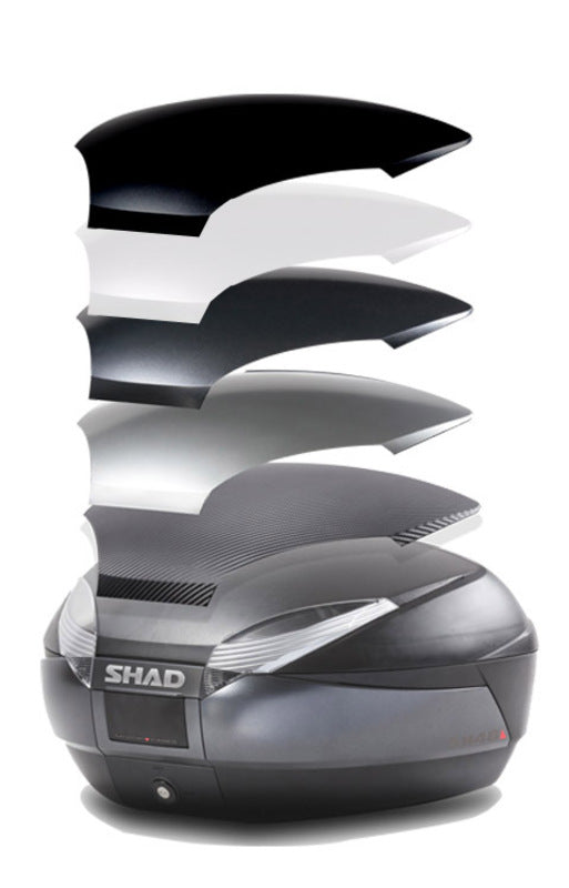 Kawasaki J 125 [SHAD] - Top Case SH48DG - Gris Foncé/Noir