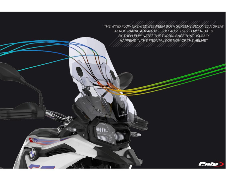 BMW F 750 GS [2024] – Pare-brise réglable – Teinté