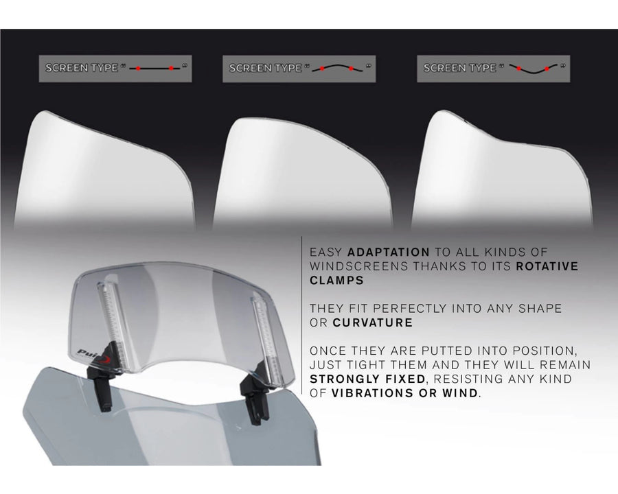 KTM 890 SMT [2025] – Bulle Spoiler 2.0 Clip-on – Transparent