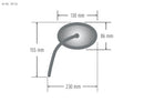 Moto Guzzi V85 TT V85TT [Shin Yo] - motorcycle mirror-3