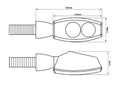 Yamaha R125 YZF -R125 [Highsider] - Led turn signal-5