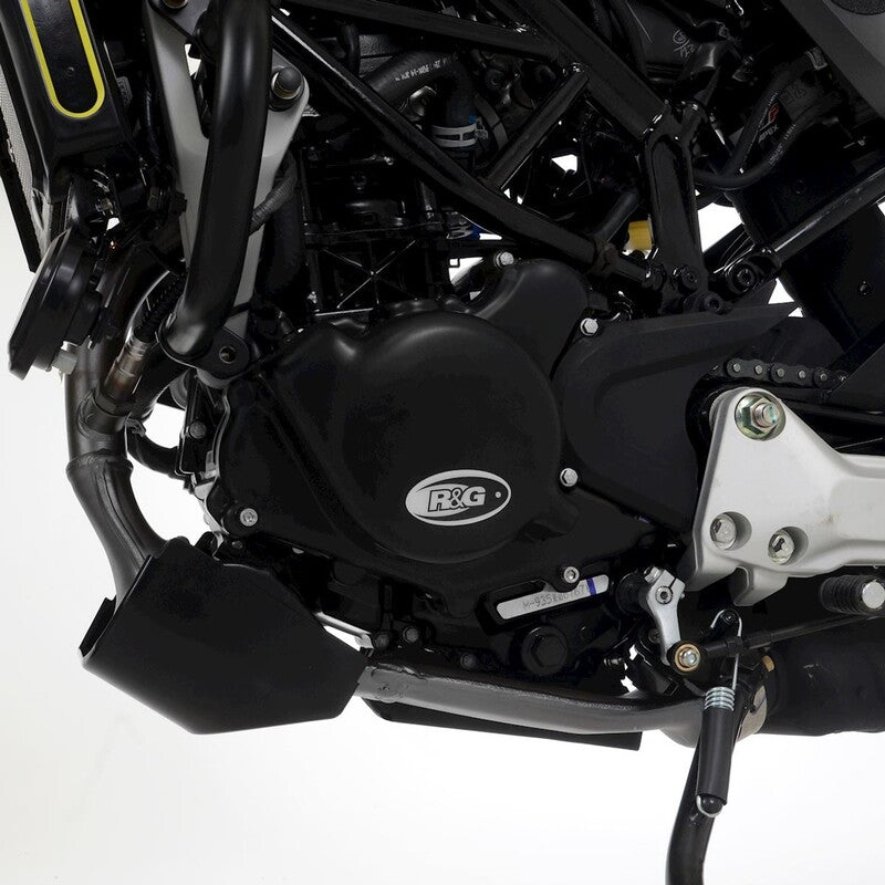 Husqvarna SVARTPILEN 125 [2021-2023] - Race Series Left Crankcase Cover Guard (Ignition) - Black Husqvarna Svartpilen 125