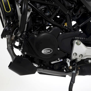 Husqvarna SVARTPILEN 125 [2021-2023] - Race Series Left Crankcase Cover Guard (Ignition) - Black Husqvarna Svartpilen 125