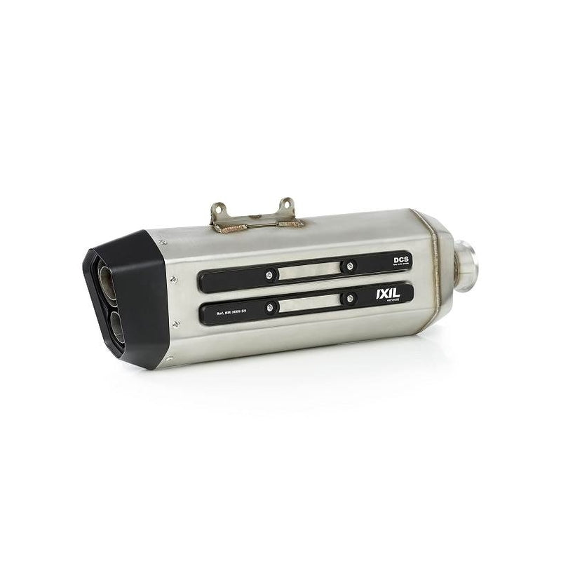 Ktm 1090 Adventure [IXIL] - MXT silencer stainless steel / end cap black - EM3089SS