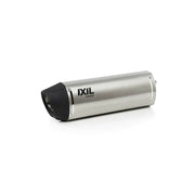 BMW R 1200 GS Adventure ABS (0470) [2013] - Hexoval silencer stainless steel / end cap stainless steel black - OB5097VSE