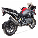 BMW R 1200 GS ABS (0 A 01) [2013-2015] - Hexoval Endtopf Edelstahl / Endkappe Edelstahl schwarz - OB5097VSE