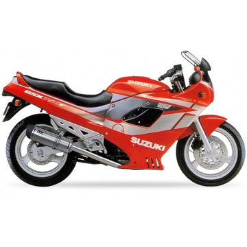 Suzuki Gsx 600 [IXIL] - Hexoval muffler stainless steel / end cap black